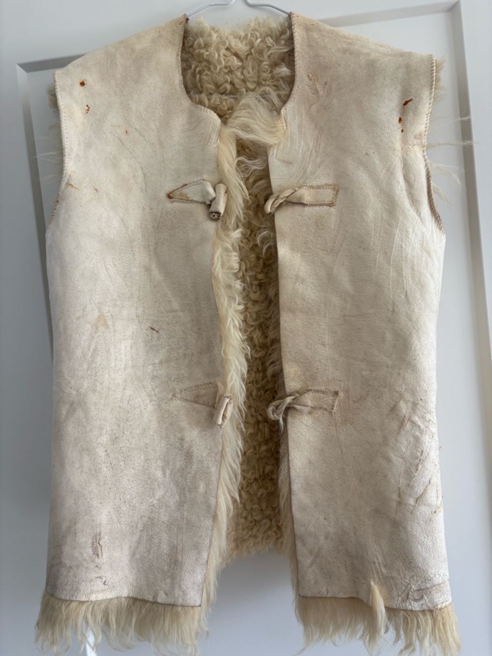 Handmade vintage fur vest - Picture 5 of 6